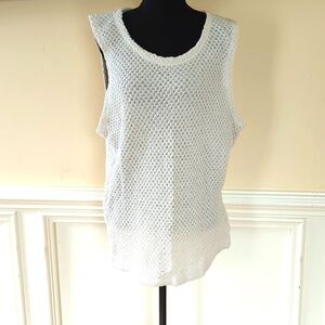 Zara Women knit cable short‎ sleeve perfect to fall layer look Sz Medium